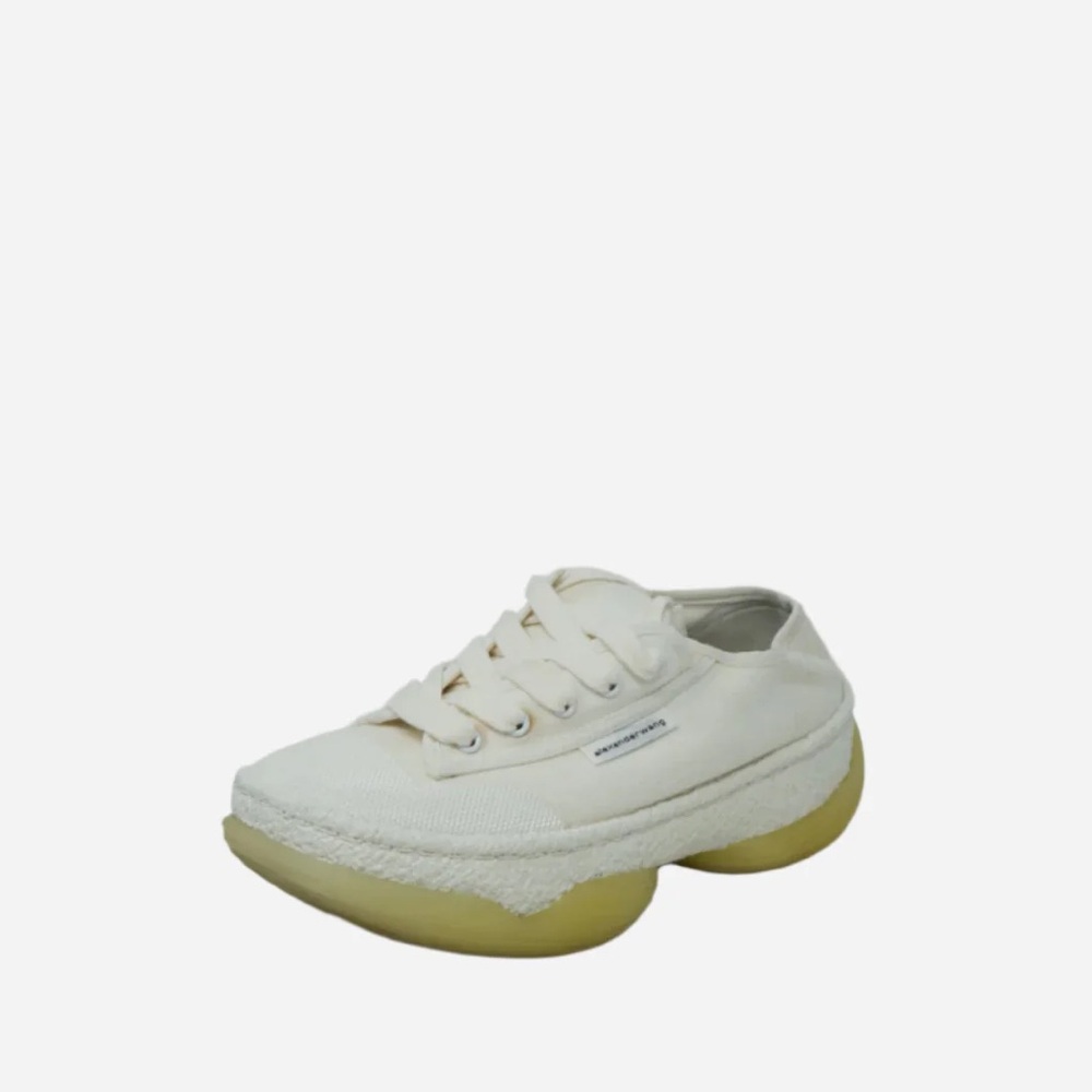 Alexander Wang White Canvas Sneakers